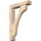 Ekena Millwork Legacy Block Smooth Bracket w/ Offset Brace, Douglas Fir, 5 1/2"W x 26"D x 38"H BKT0604X26X38LEC05SDF - alternate 1